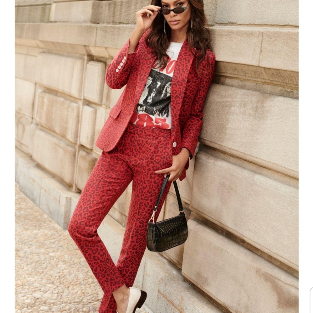 Zadig & Voltaire Viking Leopard Print Jacket